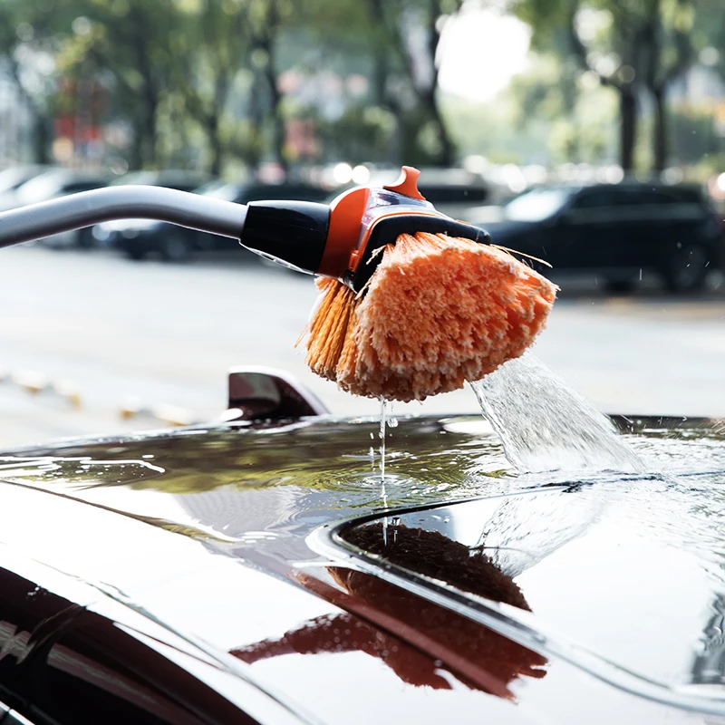 Boomjoy car cleaning long brush/ handhold brush house use commercial brush car cleaning mop set