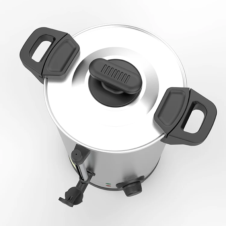 Commercial Electric Stainless Steel Instant Coffee Dispenser Percolator Hot Bucket Catering Equipment for Household Outdoor Use