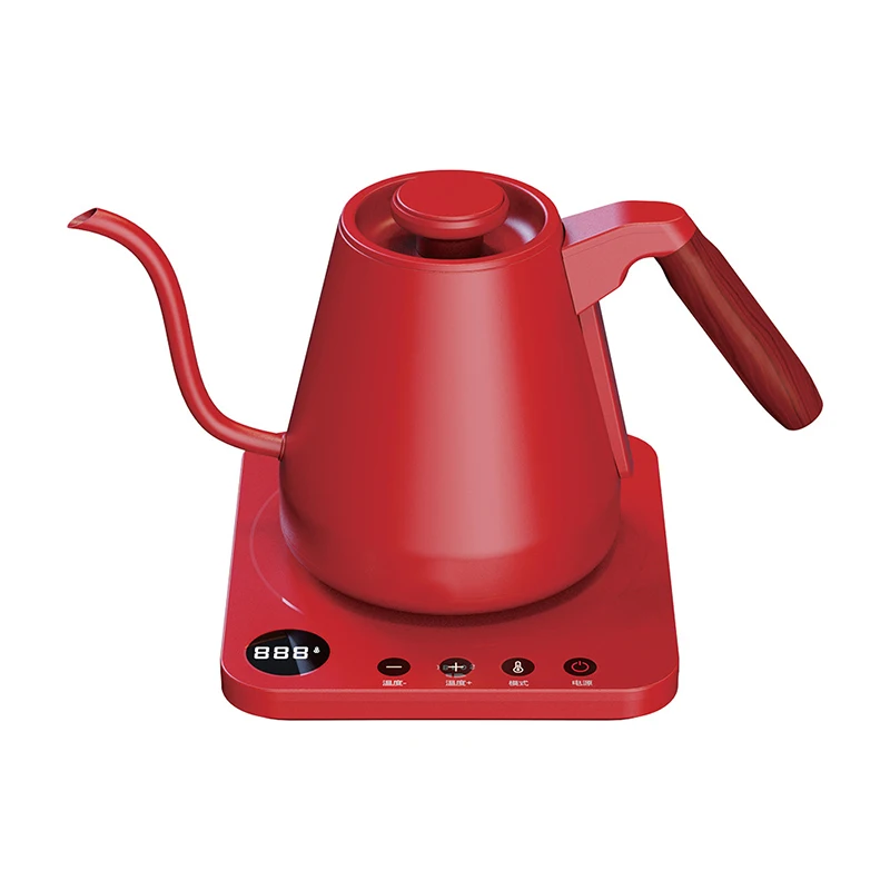 Быстрая доставка, электрический пищевой чайник из нержавеющей стали 800 мл с длинным узким носиком и гусиным носиком