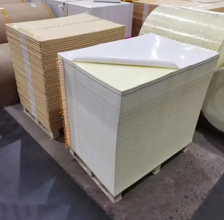 China supplier Food grade PE C1S/C2S paper 150-350gsm Cupstock Bottom Roll CHENMING/BOHUI/APP/Nine dragon Paper Sheet