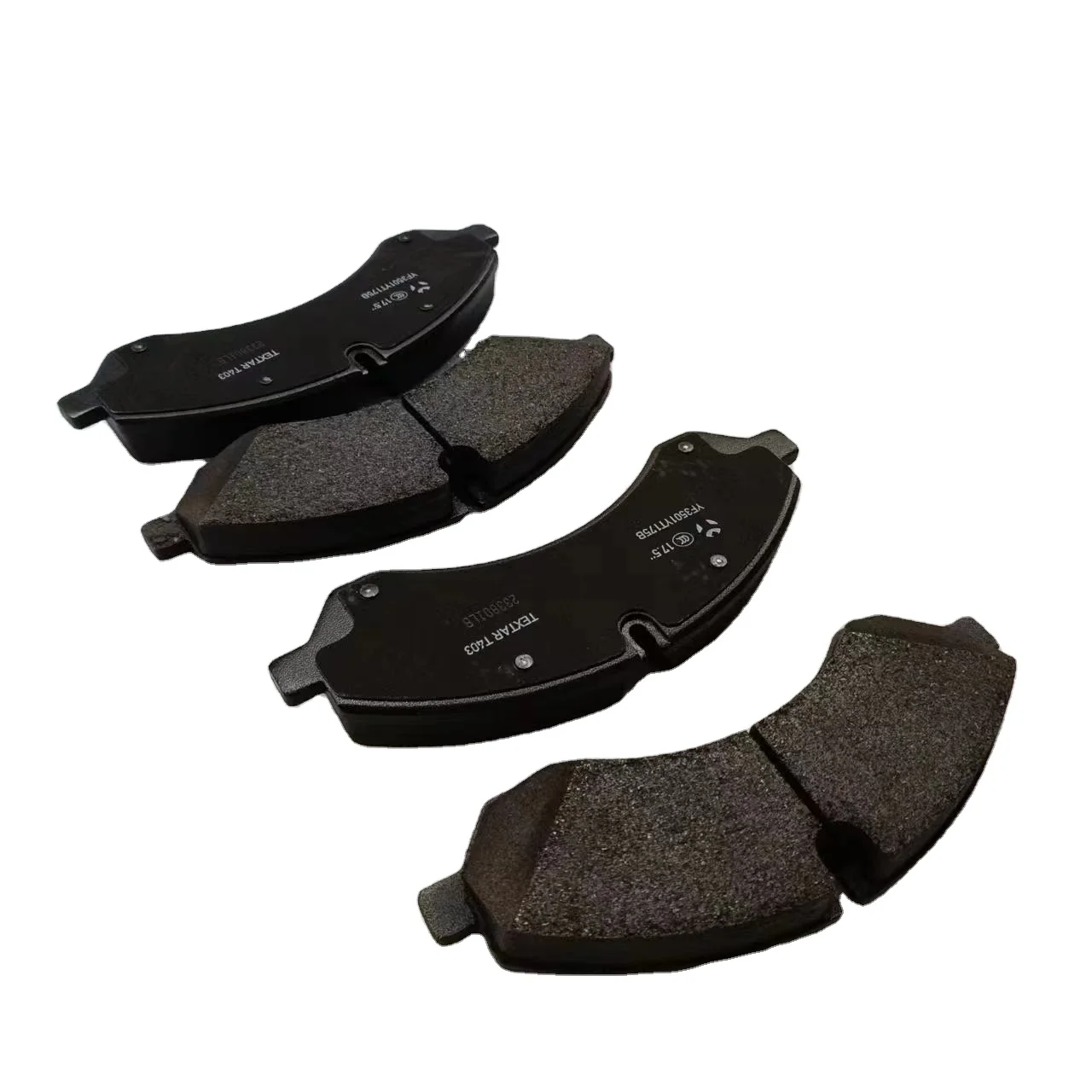 high quality bus spare parts front brake pads for yutong zhongtong