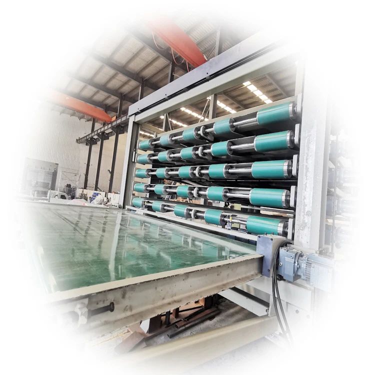 Hanvy HY214*8/8B-10 800 ton 150mm opening Semi Automatic Plywood Film Hot Press