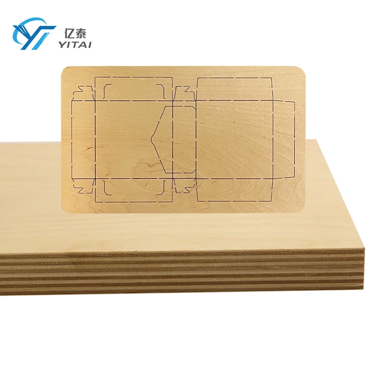 Imported Beech Raw Material Plywood Die Board Sheet  For Wooden Die Making