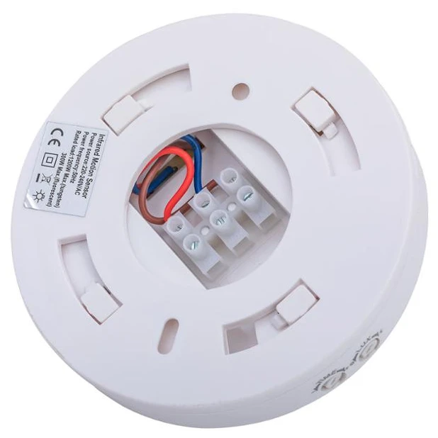Ceiling human body and adjustable infrared motion sensor