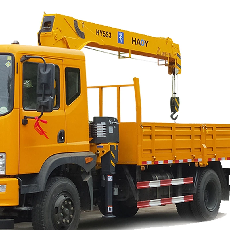 Manufacturers in the origin have no middlemen to make the difference utility truck with truck crane remote control mobile crane