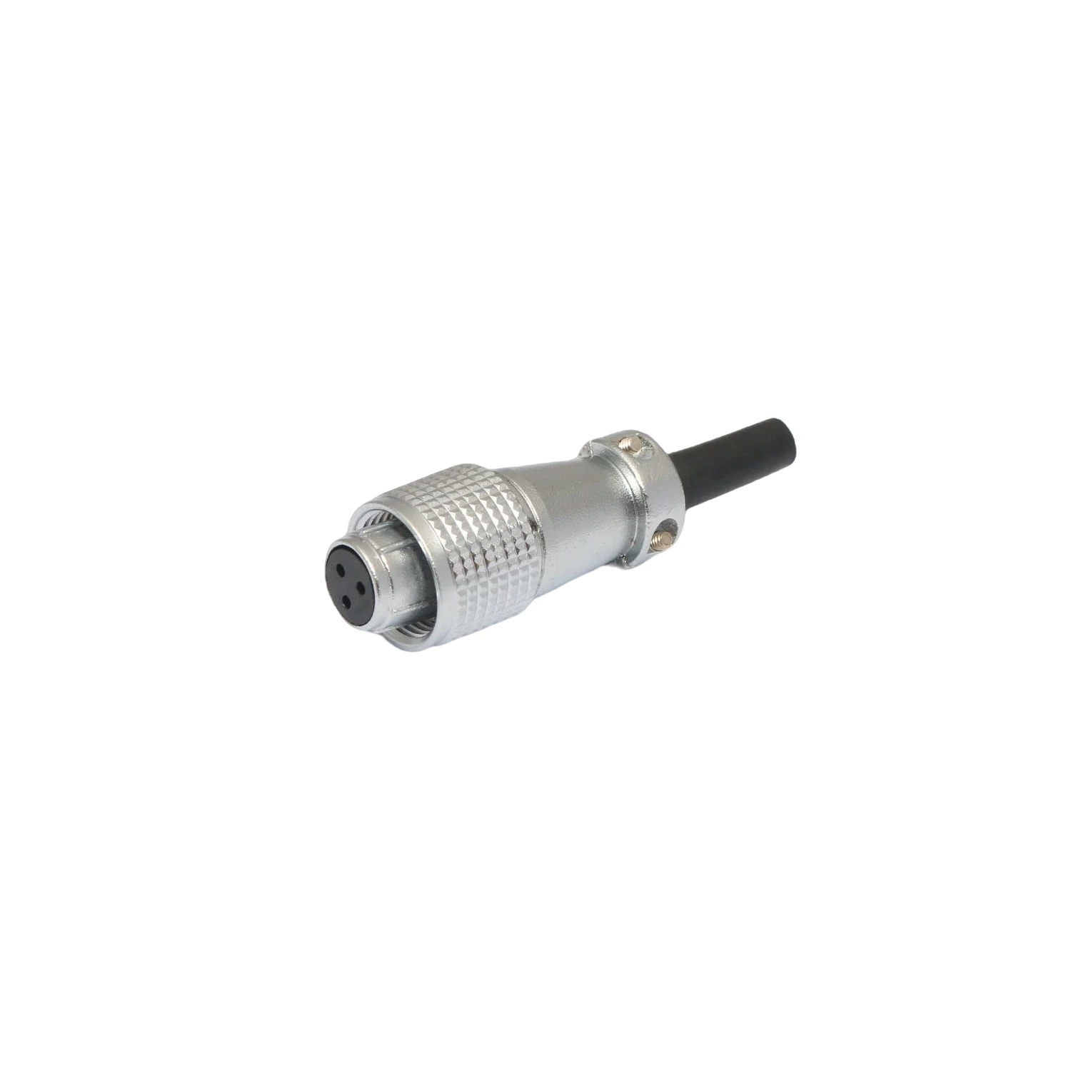 P12-3A Bulkhead Power Connector 2 3 4 7 8 9 Pin Screw Lock Quick And Easy Soldering  Metal Connector