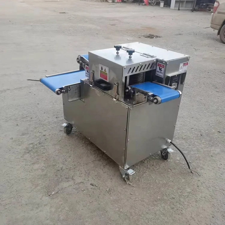 Commercial Fresh Meat Slicer Cube Strip Cutter Machine Meat Cube Diced Cutting Machine