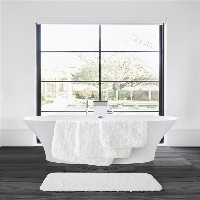 100% хлопковый нескользящий коврик для ванной в европейском стиле