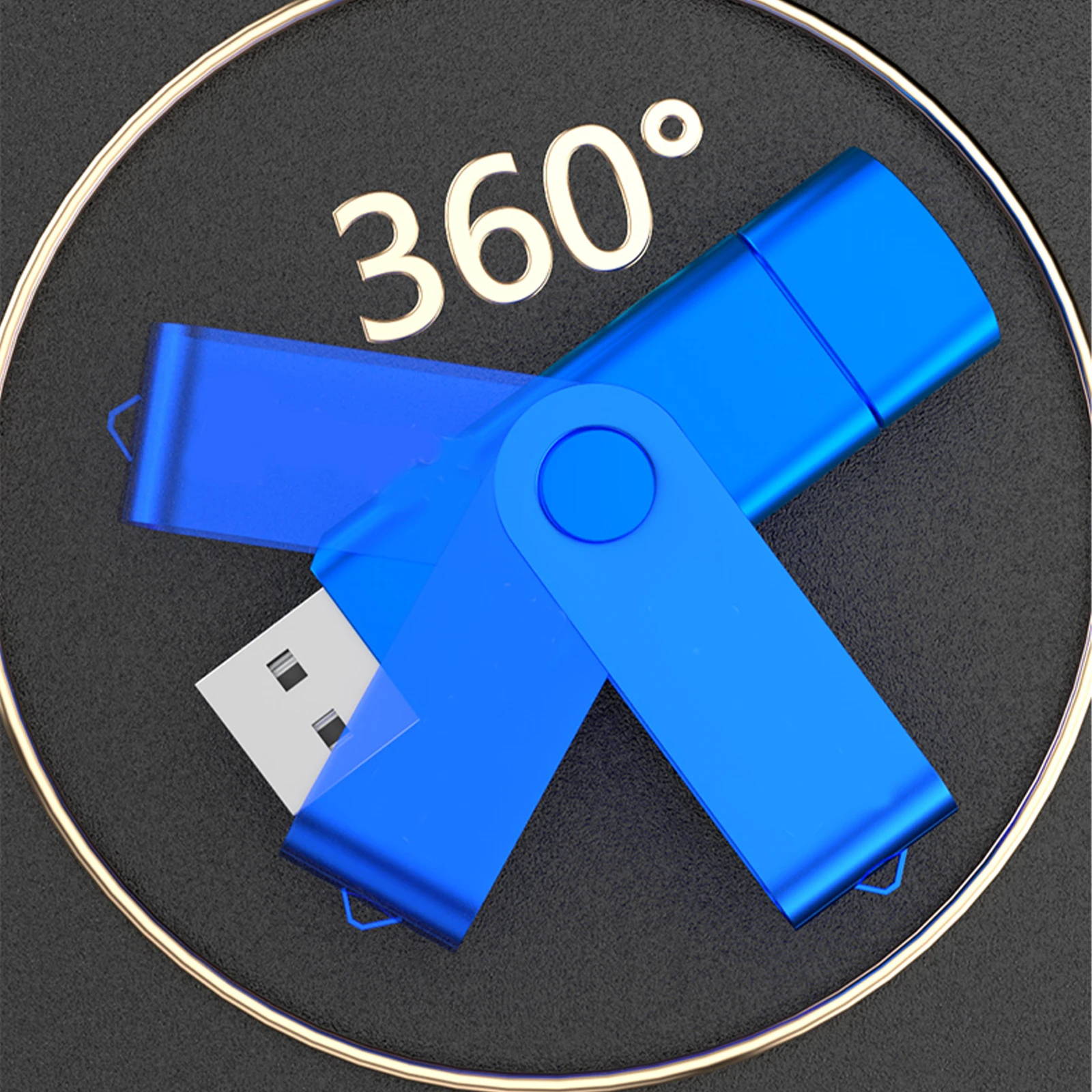 Type C 2 in 1  Usb Flash Drive OEM/ODM USB 2.0 1G 2G 4G 8G 16G For Cell Phones