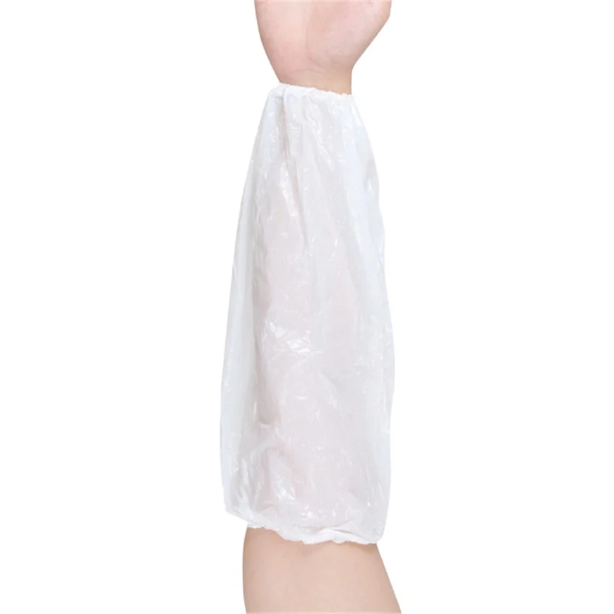 plastic consumable machine made blue PE sleeve cover