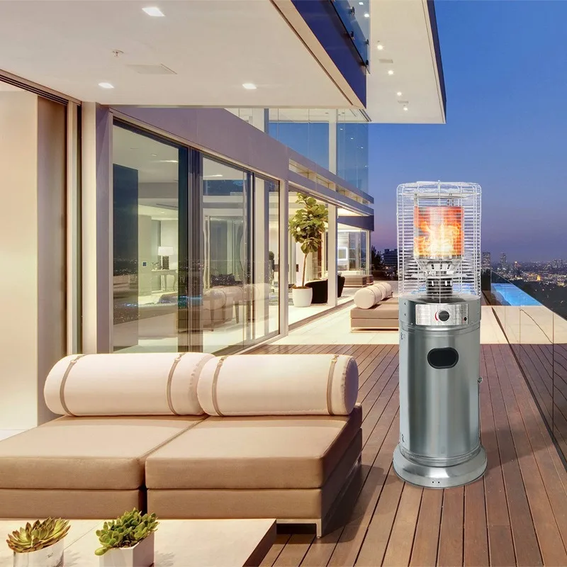 Stylish Design Stainless Steel Material Patio Heater Electric Solar Powered Patio Heater for Garden Natural Gas Patio Heater