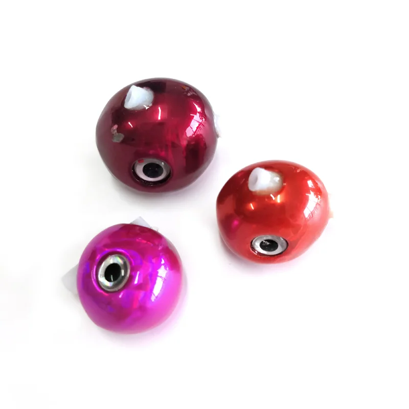 45g 60g 80g 100g 120g 150g 180g 200g Fish Eyeball Round Sinkers Head Snapper Jig Tungsten Jigging Lure Metal Sea Fishing