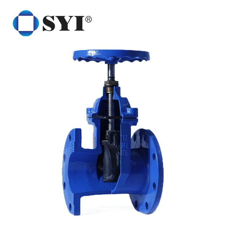 BS5163 Water Oil Gas Non-rising Stem Resilient Seat Ductile Iron Gate Valve