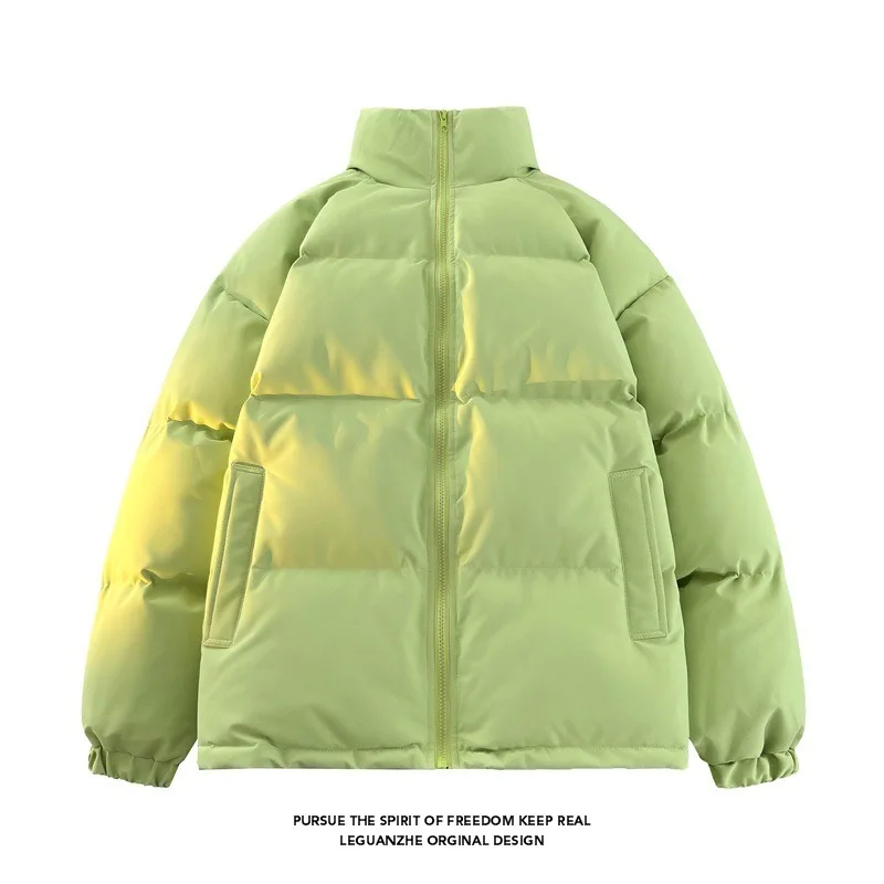 Custom Logo  Men Winter thickened Jackets Cotton Outerwear Clothing 2024 New Parkas Windbreaker Thick Warm Male Coat