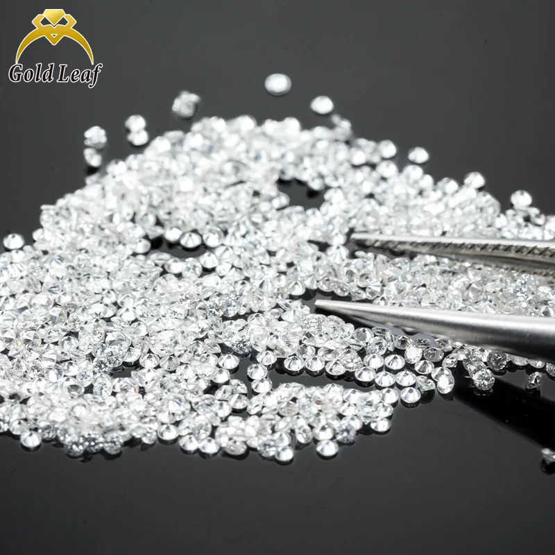 Goldleaf 100% Natural Loose Diamond Stone GH Color SI VS Clarity 0.6-1.2mm Melee Real Diamond for Diamond Jewelry