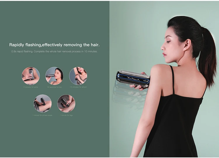 Laser Hair Removal For Women&men Painless Ipl Sapphire Hair Removal Machine With Cooling Function For Full Body