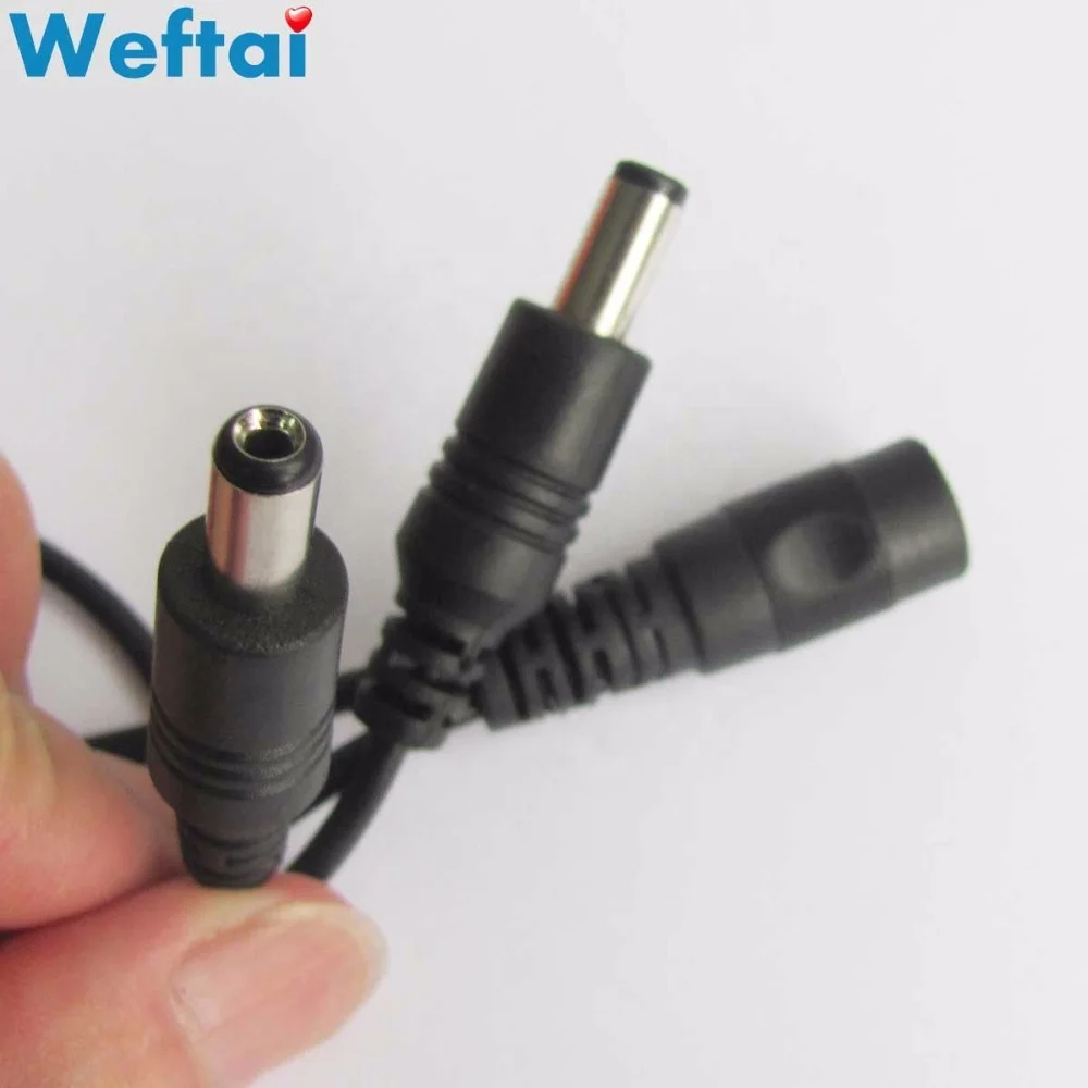 classic High Quality 5.5 x 2.1 Black Male Connector Dc 24v Power Cable