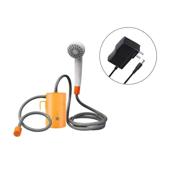 USB Outdoor Portable Shower Electric Shower Camping Rechargeable Bathing Artifact Camping Shower Pumping Strong 1.8m