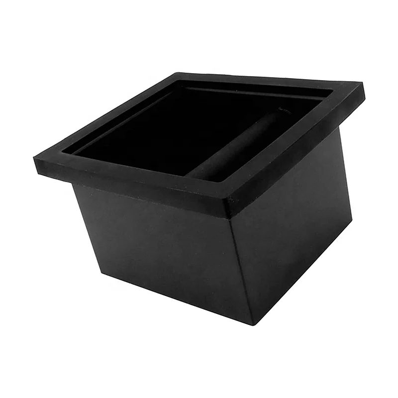 New Style Stainless Steel Espresso Embedded Knock Box Removable Knock Bar Coffee Residue Trash Can Coffee Knock Box