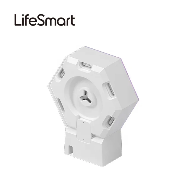 Smart phone controllable quantum led hexagonal led lights modular