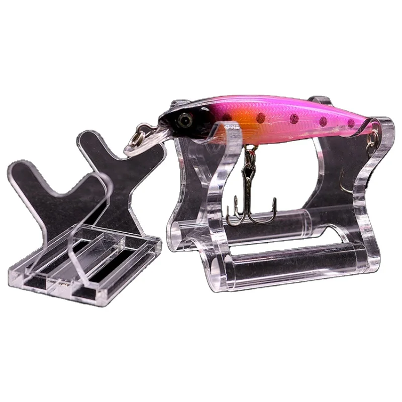 Fishing Lure Showing Stand For Store Acrylic Bait Lure Jerkbait Deep Swim Wobblers Crankbait Show Shelf Display