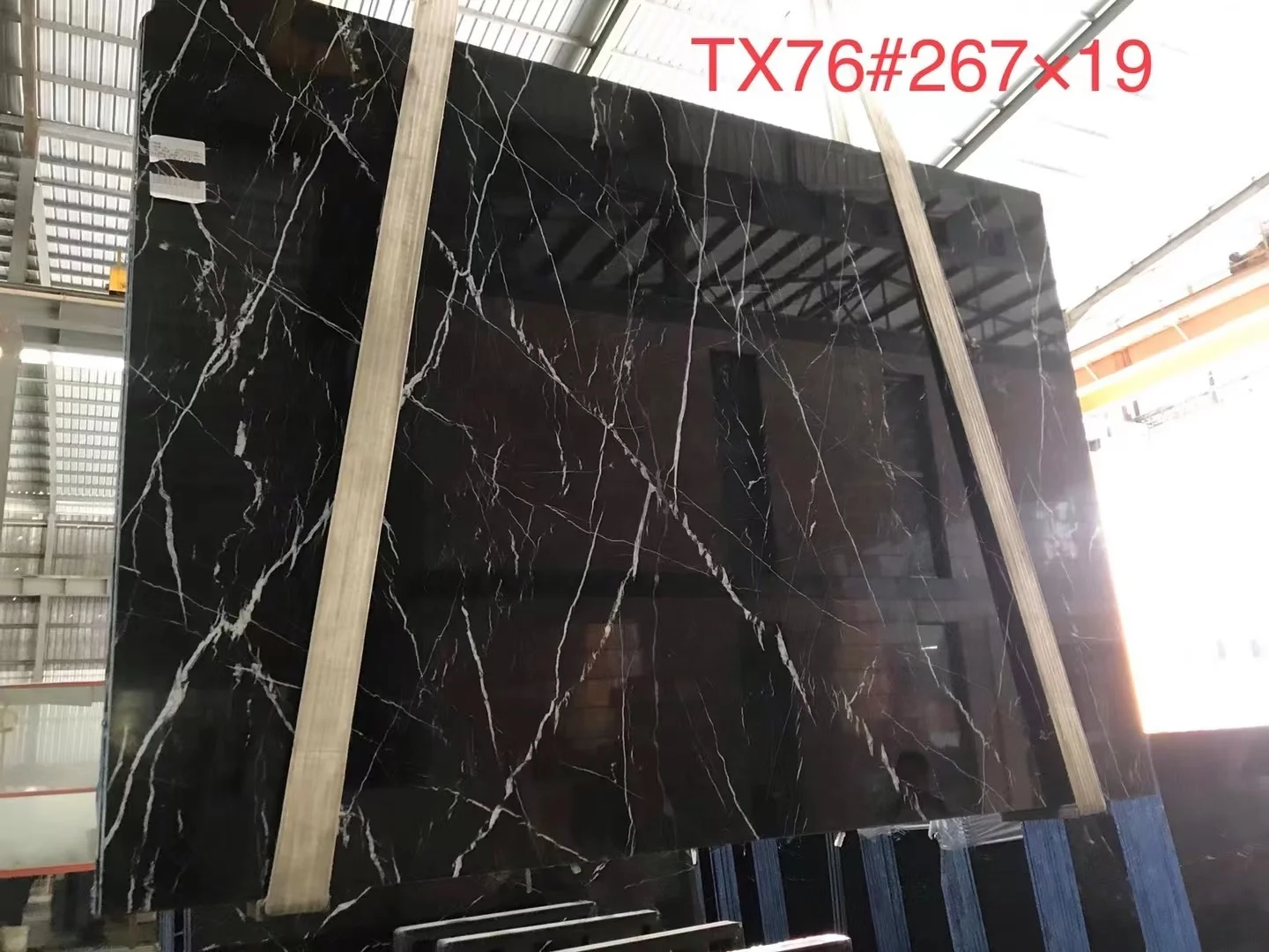 Natural Stone Marble Sheet Black Nero Oriental Table Marble Floor Tiles