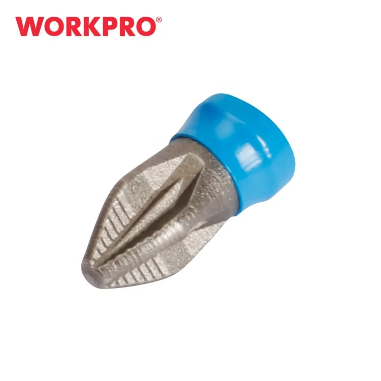 WORKPRO 10PK 8in Long Non-Slip Thin Rod Screw Bit PTA Set - 150mm x 6 x PH2