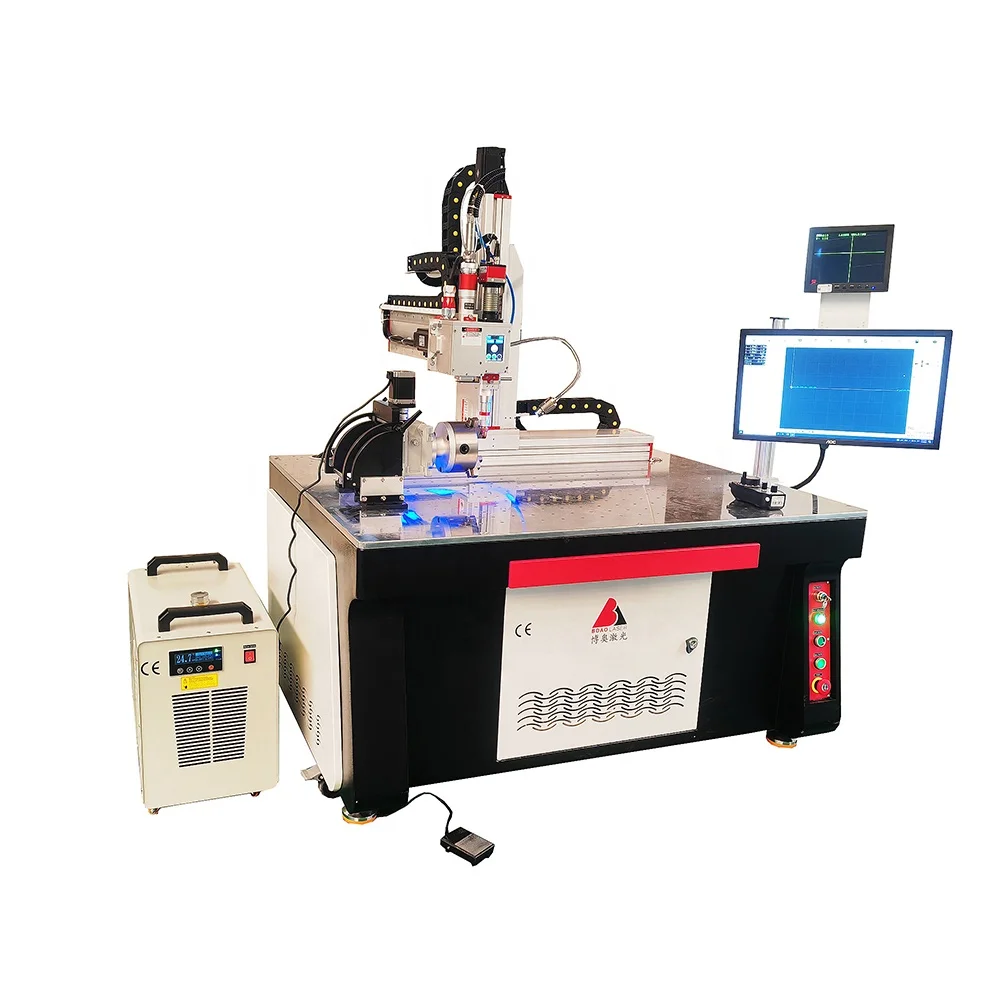Автоматическая платформа cnc сварщик 5 оси алюминиевая сталь CW QCW волоконно-лазерная точечная сварочная машина для литиевой аккумуляторной батареи 1500 Вт 3000