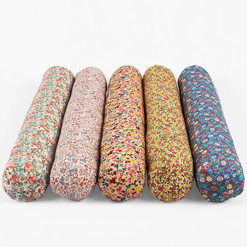 Wholesale Foam Pillow Memorial Cervical Neck Roll Pillow Cylinder Round Cushion Support Bamboo Pillow