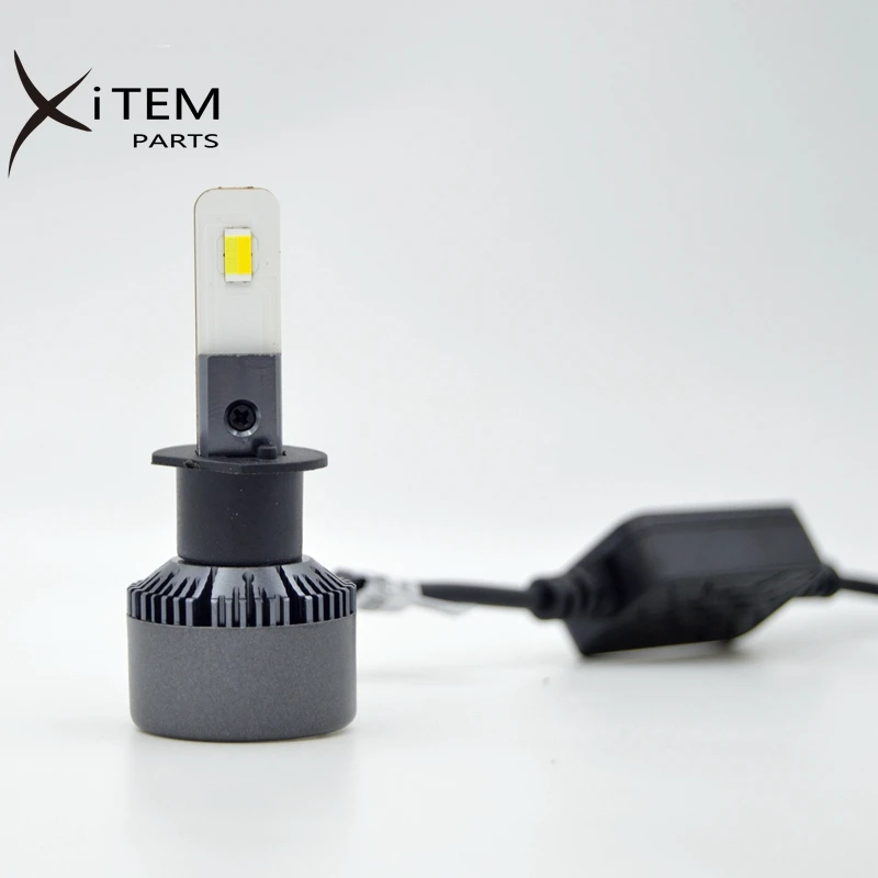 Tri color 3 color LED headlights 50W H1 H4 H7 H11 HB3 HB4 3000k 4300k 6000k strobe function available