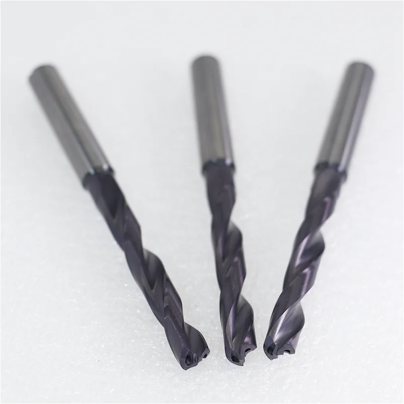 Hot Selling Customized Professional CNC Machine Tool Bit with Internal Cooling Carbide drill