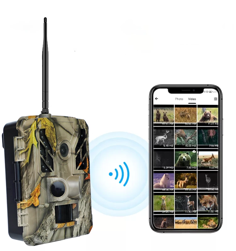 New 4K 32MP Hunting Camera 100meters Wifi Wireless IP67 Waterproof Wildlife Trail Camera