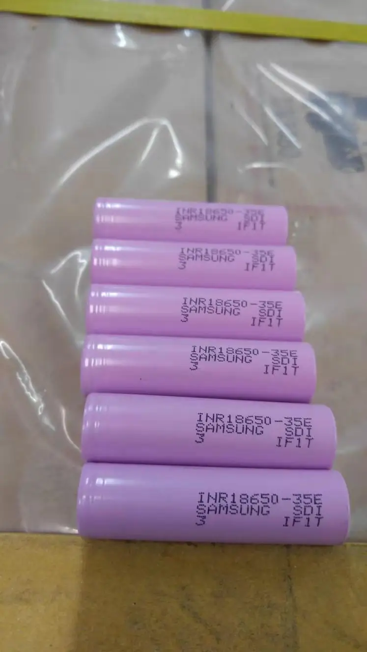 Высокая емкость INR 18650 35E 3 7 V 3500mah 8A розовый литиевый аккумулятор для INR18650-35E
