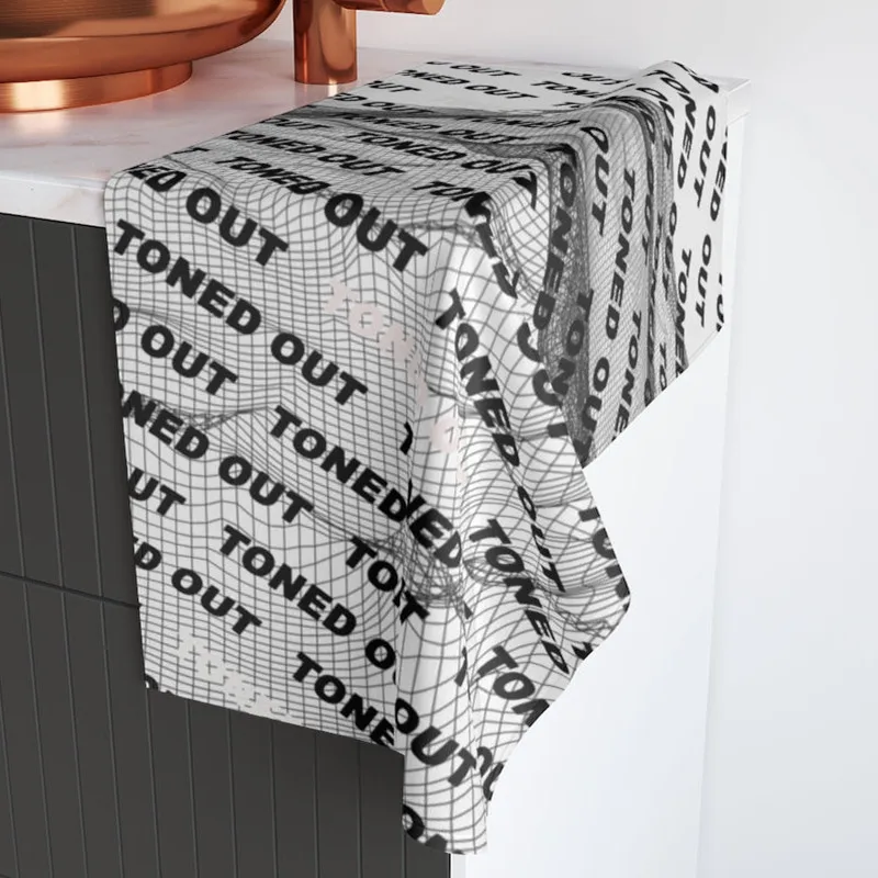 Premium print sublimated kitchen rally sports towel top absorbent cleaning towel