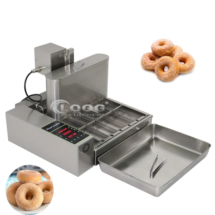 Professional Snack Machine Manufacturers Commercial Digital Donuts Maker Fryer Automatic 6 Row Mini Donuts Machine