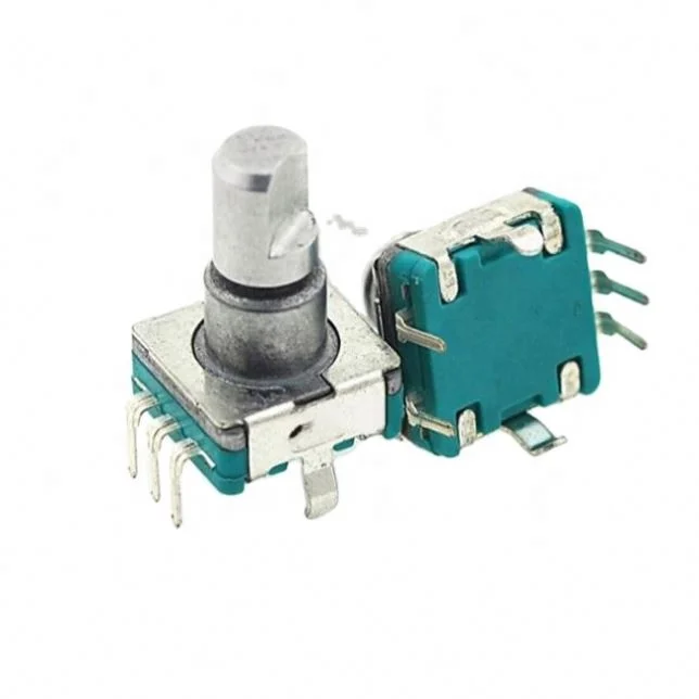 Переключатель громкости автомобильного DVD навигатора потенциометра 360 градусов Цельсия переключатель громкости EC11