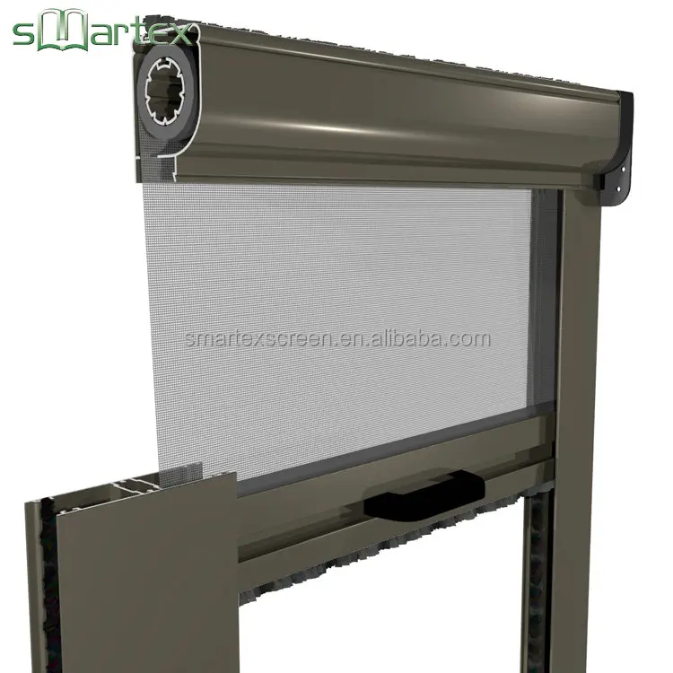 Anti Mosquito windows Screening Folding Porch Screen Fiberglass Insect Window for Roll up and