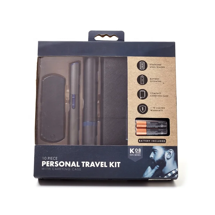 
Fashion travel Portable electronic toothbrush electric eyebrow pen comb travel kit 
