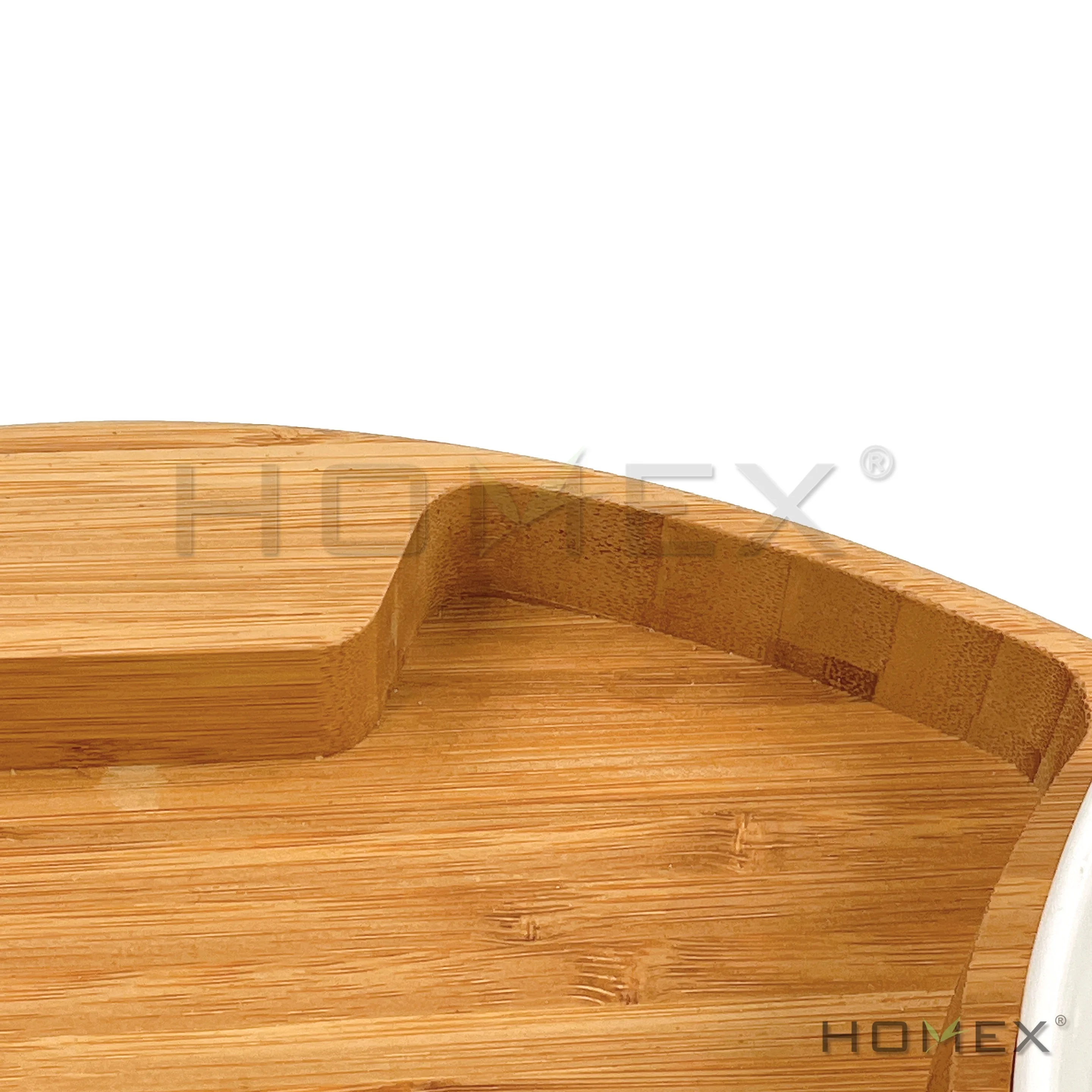 Football Charcuterie Shaped Serving Trays with 2 Ceramic Bowls Chips and Dip Tray