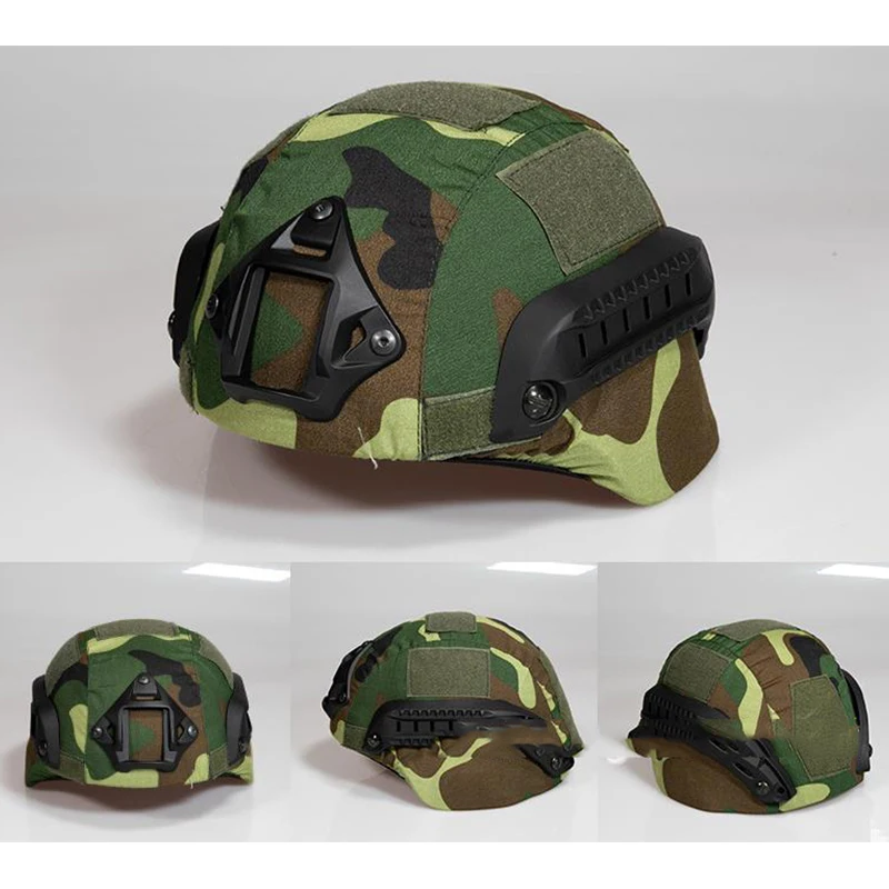 Tactical Helmet Cover Helmet Paintball Wargame Gear CS Helmet Cover Camouflage outdoor cover cloth Tactical Equipment