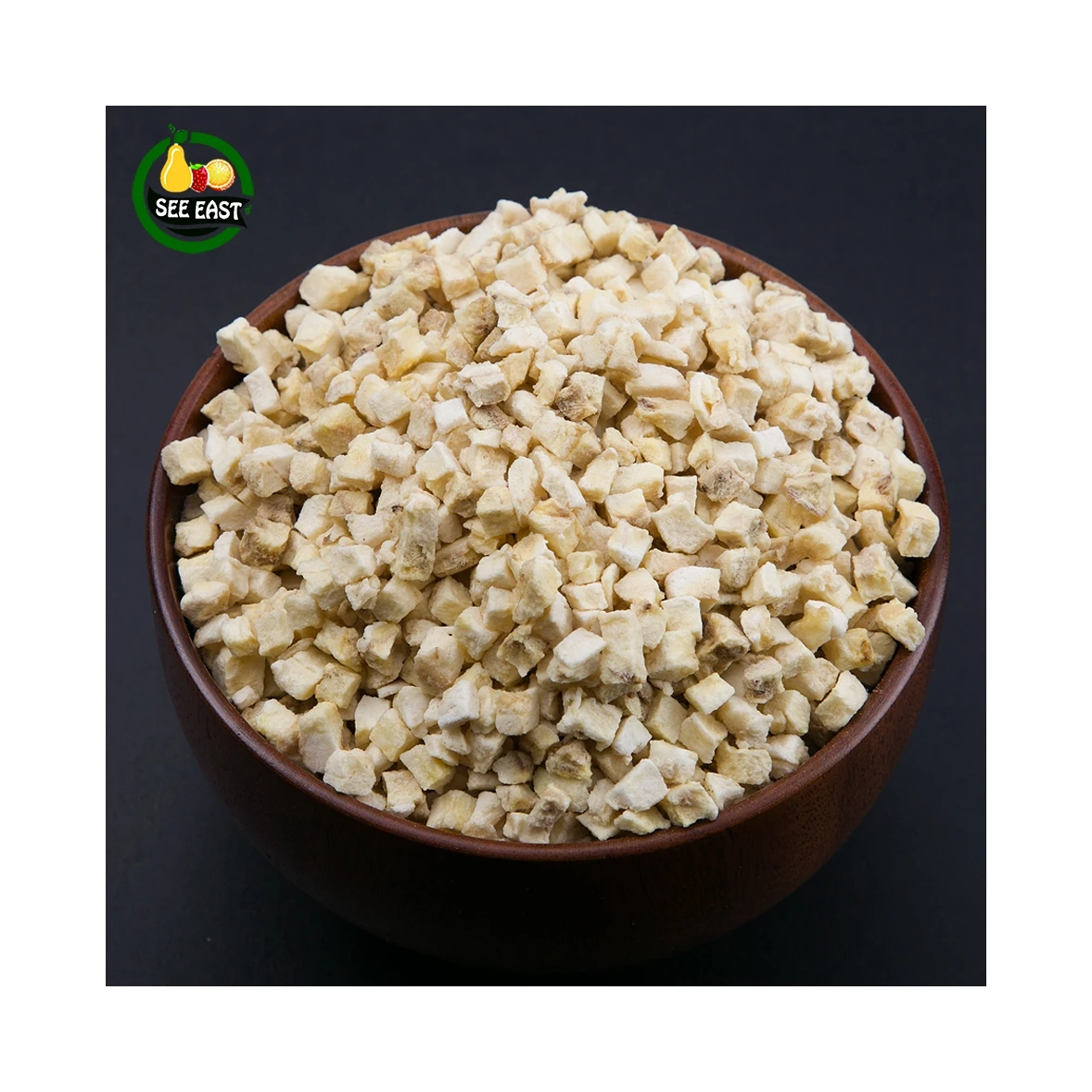 Hot sale 2021 china manufacturer frozen fruit top selling 100% pure dried fruit freeze dried banana cubes