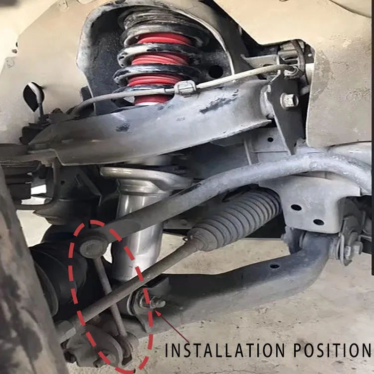 
Adjustable Front Stabilizer Anti-Roll Bar Link Rod For Navara np300 dmax mux LC120 LC150 