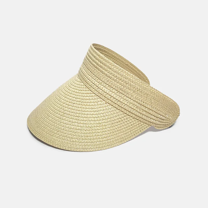Straw Beach Hats Panama Hat for Women Summer Sun Wide Brim Floppy Fedora Cap  Collapsible straw hats