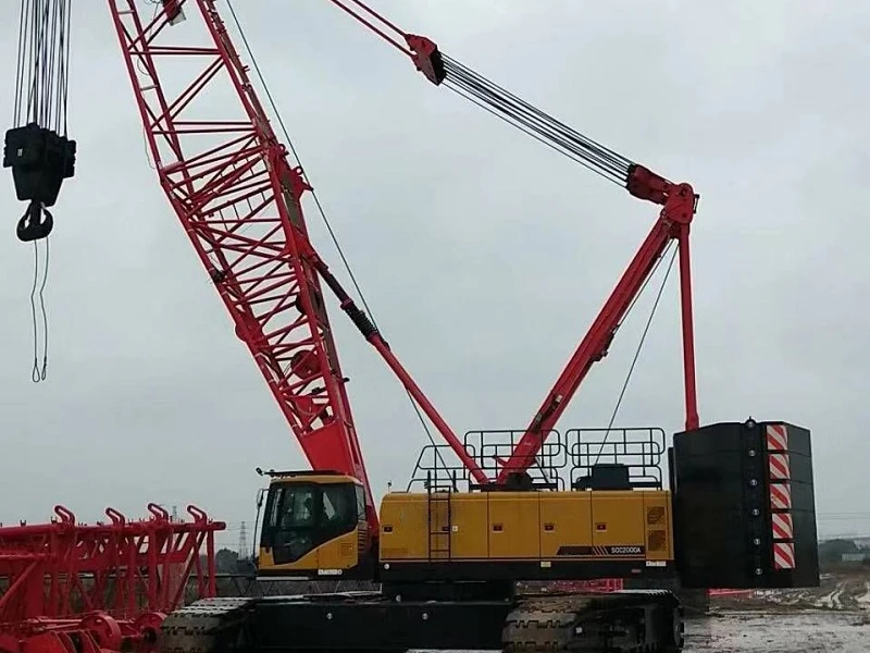 Top Brand Chinese 1250 Ton Crawler Crane SCE12500A with High Quality