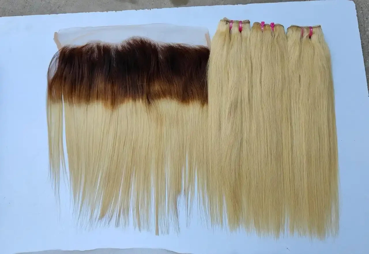 High Quality Double Drawn Human Hair Extensions Cuticle Intact with Wave Style Raw Remy Hair Available in Bundle Wholesale Price