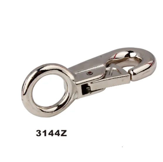 Zinc alloy dicast heavy duty swivel eye  bull snap hooks saddlery hardware accessories
