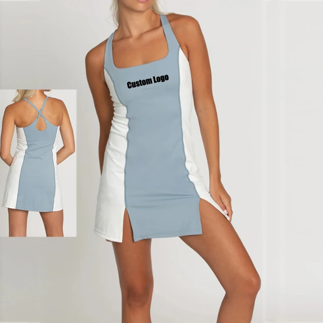 High Quality Badminton Golf Wear Women Gym Sports Clothing Tennis Set Custom Pickleball Skirt Girls Athletic Tennis Dress