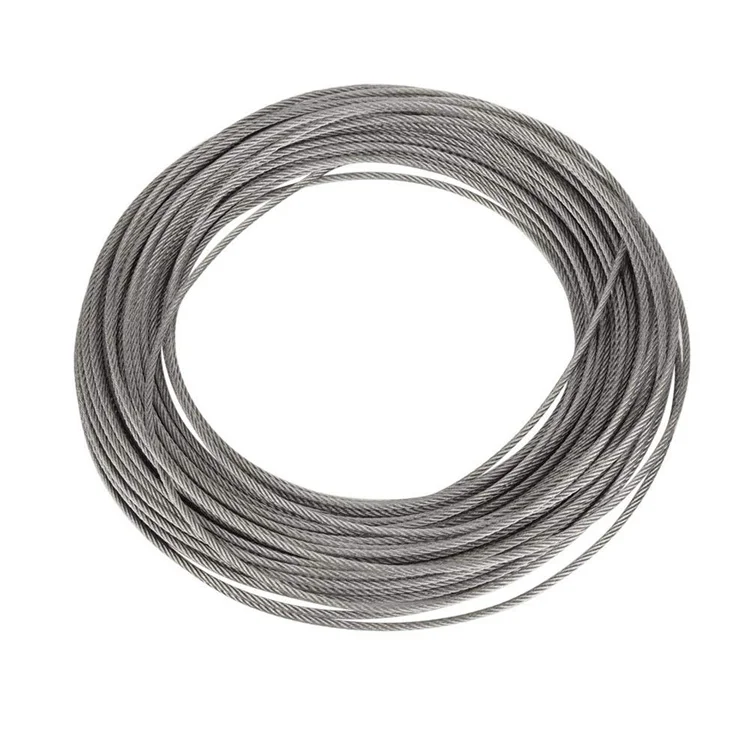 Factory Supply Stainless Steel Weaving Cord Rope Mesh Steel Wire Rope Stainless Steel Wire 304