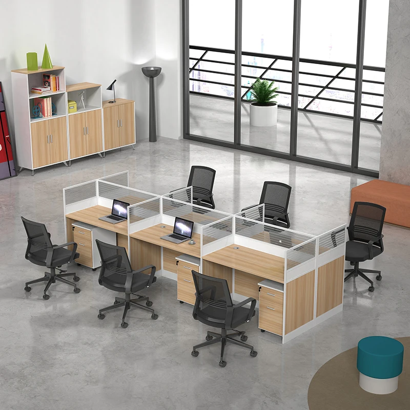 office partition table Staff Cubicle workstation desk commercial Office Furniture set modular office table Bureau de travail