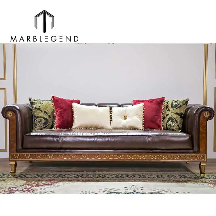 Античный домашний декор, деревянный диван, мебель, роскошная мебель в Европейском стиле, Классические диваны для гостиной для дома